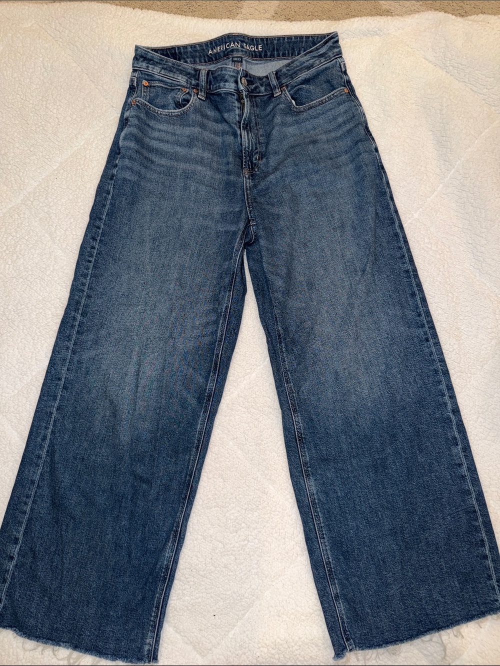 American Eagle Outfitters Men’s Bootcut Jeans - Dark Blue Wash